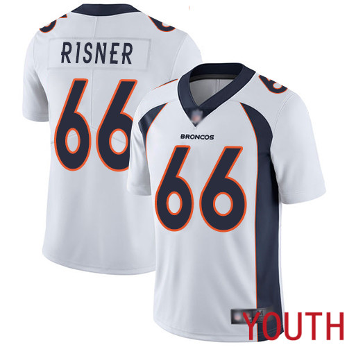 Youth Denver Broncos #66 Dalton Risner White Vapor Untouchable Limited Player Football NFL Jersey->denver broncos->NFL Jersey